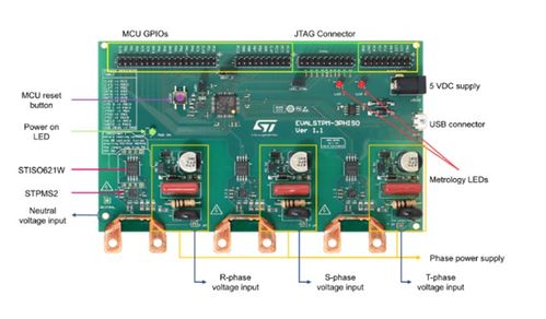 大聯(lián)大友尚集團(tuán)推出基于st產(chǎn)品的三相并聯(lián)電表方案